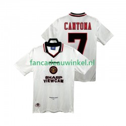 Manchester United Wedstrijdshirt met Korting CANTONA 7 1996 1997 Retro Uit Heren Korte Mouw