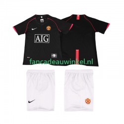 Manchester United Wedstrijdshirt met Korting 2007 Retro Uit Kind 2008 Korte Mouw
