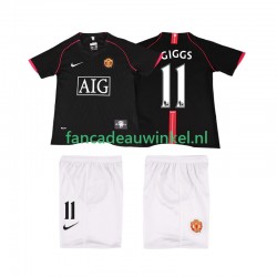 Manchester United Wedstrijdshirt met Korting GIGGS 11 2007 Retro Uit Kind 2008 Korte Mouw