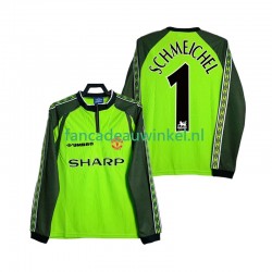 Manchester United Wedstrijdshirt met Korting SCHMEICHEL 1 2000 Keepersshirt Retro Thuis Heren 1998 Lange Mouw