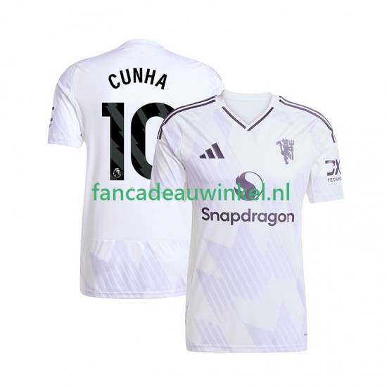 Manchester United Wedstrijdshirt met Korting Matheus Cunha 10 Uit Heren 2025-26 Korte Mouw