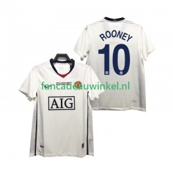 Manchester United Wedstrijdshirt met Korting ROONEY 10 Champions League 2009 Retro Uit Heren 2008 Korte Mouw