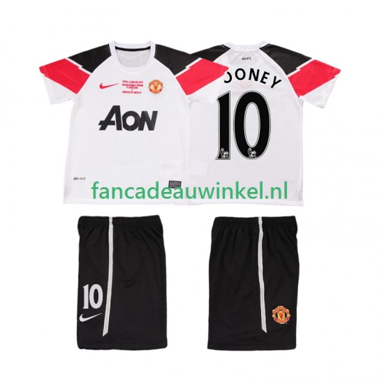 Manchester United Wedstrijdshirt met Korting ROONEY 10 Champions League 2012 Retro 3rd Kind 2011 Korte Mouw