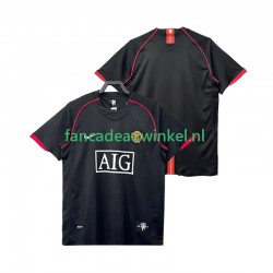 Manchester United Wedstrijdshirt met Korting 2007 Retro Uit Heren 2008 Korte Mouw