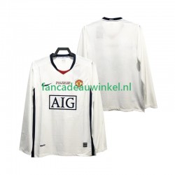 Manchester United Wedstrijdshirt met Korting Champions League 2009 Retro Uit Heren 2008 Lange Mouw
