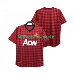Manchester United Wedstrijdshirt met Korting 2012 2013 Retro Thuis Heren Korte Mouw