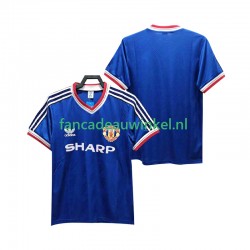 Manchester United Wedstrijdshirt met Korting 1986 1988 Retro 3rd Heren Korte Mouw
