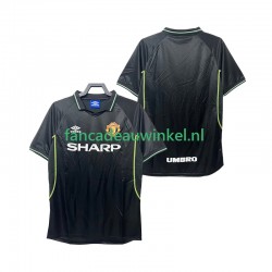 Manchester United Wedstrijdshirt met Korting Retro 3rd Heren 1998 1999 Korte Mouw