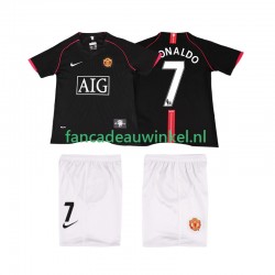 Manchester United Wedstrijdshirt met Korting Ronaldo 7 2007 Retro Uit Kind 2008 Korte Mouw