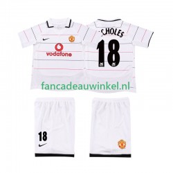 Manchester United Wedstrijdshirt met Korting SCHOLES 18 2003 Retro 3rd Kind 2006 Korte Mouw