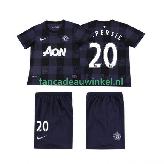 Manchester United Wedstrijdshirt met Korting V PERSIE 20 2013 2014 Retro Uit Kind Korte Mouw