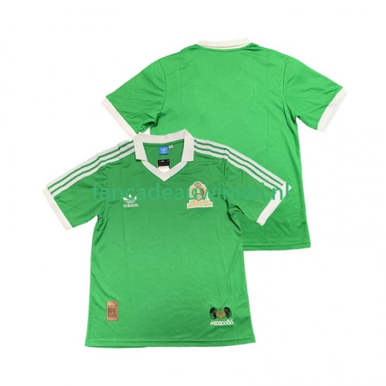 Mexico Wedstrijdshirt met Korting 1986 Retro Thuis Heren Korte Mouw