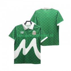 Mexico Wedstrijdshirt met Korting 1995 Retro Thuis Heren Korte Mouw