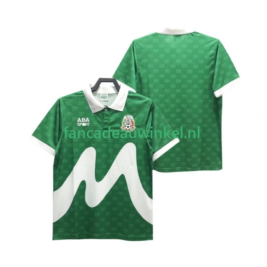Mexico Wedstrijdshirt met Korting 1995 Retro Thuis Heren Korte Mouw