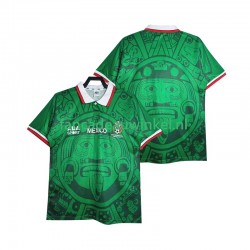 Mexico Wedstrijdshirt met Korting Retro Thuis Heren 1998 Korte Mouw