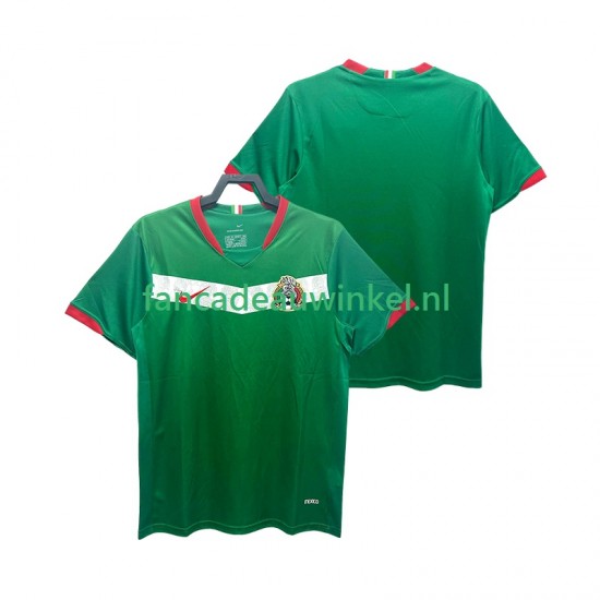 Mexico Wedstrijdshirt met Korting Retro Thuis Heren 2006 Korte Mouw