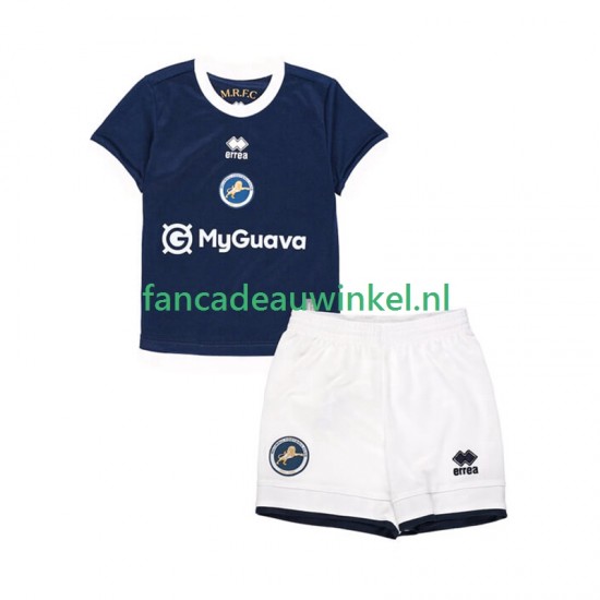 Wedstrijdshirt met Korting Millwall Thuis Kind 2025-26 Korte Mouw
