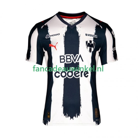 Wedstrijdshirt met Korting Monterrey Thuis Heren 2025-26 Korte Mouw
