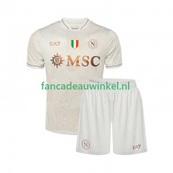 Napoli Wedstrijdshirt met Korting Uit Kind 2025-26 Korte Mouw