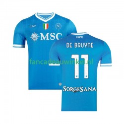 Napoli Wedstrijdshirt met Korting Kevin De Bruyne 11 Thuis Heren 2025-26 Korte Mouw