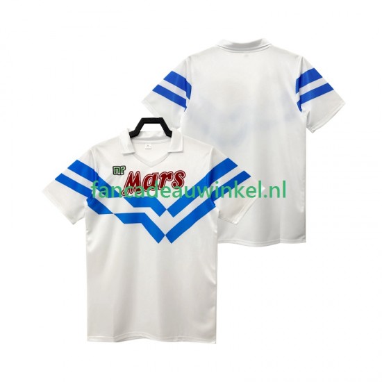 Napoli Wedstrijdshirt met Korting 1988 1989 Retro Uit Heren Korte Mouw