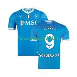 Napoli Wedstrijdshirt met Korting Romelu Lukaku 9 Thuis Heren 2025-26 Korte Mouw