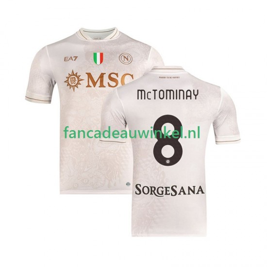 Napoli Wedstrijdshirt met Korting Scott McTominay 8 Uit Heren 2025-26 Korte Mouw