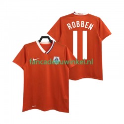 Nederland Wedstrijdshirt met Korting ROBBEN 11 Retro Thuis Heren 2008 Korte Mouw