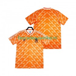 Nederland Wedstrijdshirt met Korting 1988 Retro Thuis Heren Korte Mouw