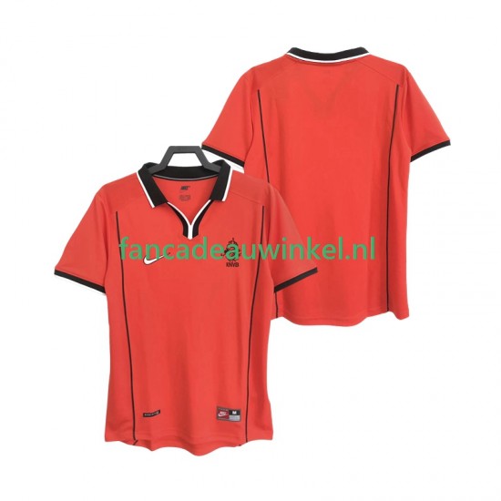 Nederland Wedstrijdshirt met Korting Retro Thuis Heren 1998 Korte Mouw