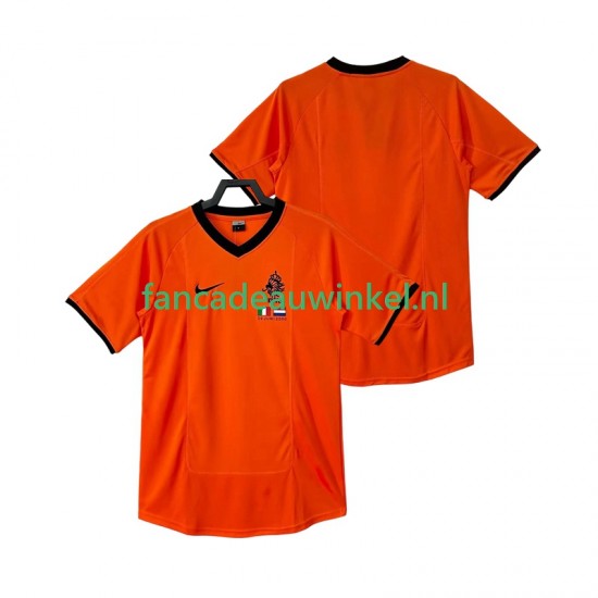 Nederland Wedstrijdshirt met Korting 2000 Retro Thuis Heren Korte Mouw
