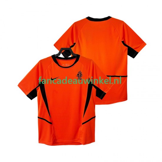 Nederland Wedstrijdshirt met Korting Retro Thuis Heren 2002 Korte Mouw