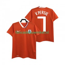 Nederland Wedstrijdshirt met Korting Robin van Persie 7 Retro Thuis Heren 2008 Korte Mouw