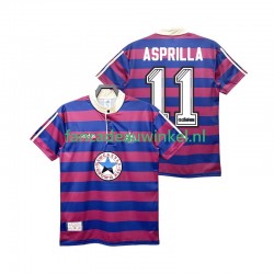 Newcastle United Wedstrijdshirt met Korting ASPRILLA 11 1995 1997 Retro Uit Heren Korte Mouw