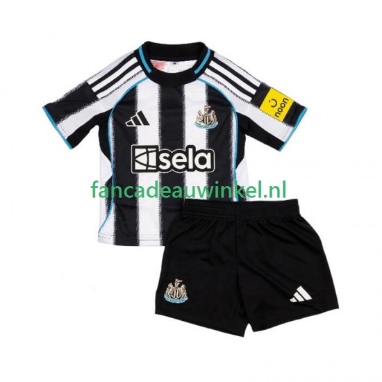 Newcastle United Wedstrijdshirt met Korting Thuis Kind 2025-26 Korte Mouw