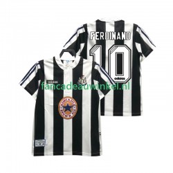 Newcastle United Wedstrijdshirt met Korting FERDINANE 10 1995 1997 Retro Thuis Heren Korte Mouw