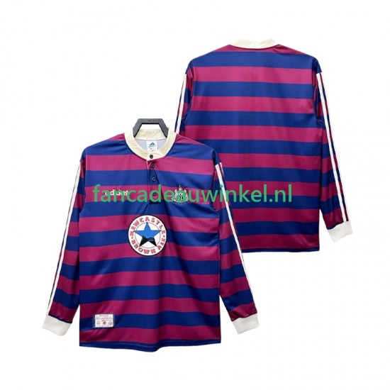 Newcastle United Wedstrijdshirt met Korting 1995 1997 Retro Uit Heren Lange Mouw
