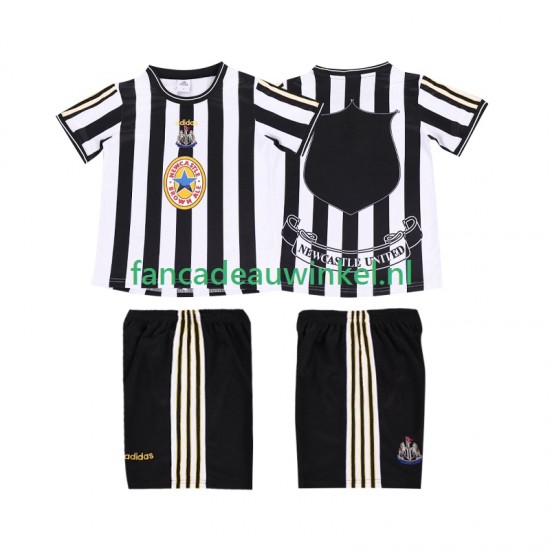 Newcastle United Wedstrijdshirt met Korting 1997 Retro Thuis Kind 1999 Korte Mouw