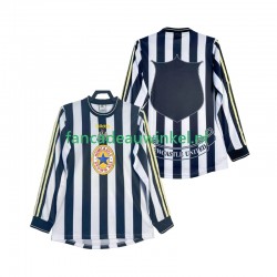 Newcastle United Wedstrijdshirt met Korting 1997 Retro Thuis Heren 1999 Lange Mouw