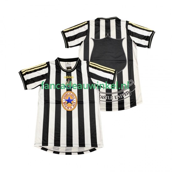 Newcastle United Wedstrijdshirt met Korting 1997 Retro Thuis Heren 1999 Korte Mouw