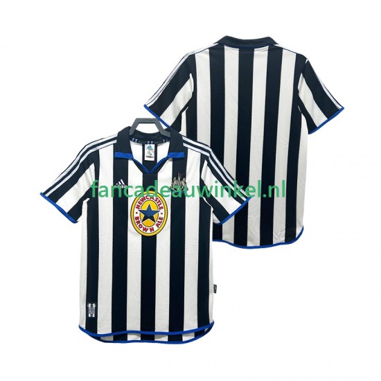Newcastle United Wedstrijdshirt met Korting 2000 Retro Thuis Heren 1999 Korte Mouw