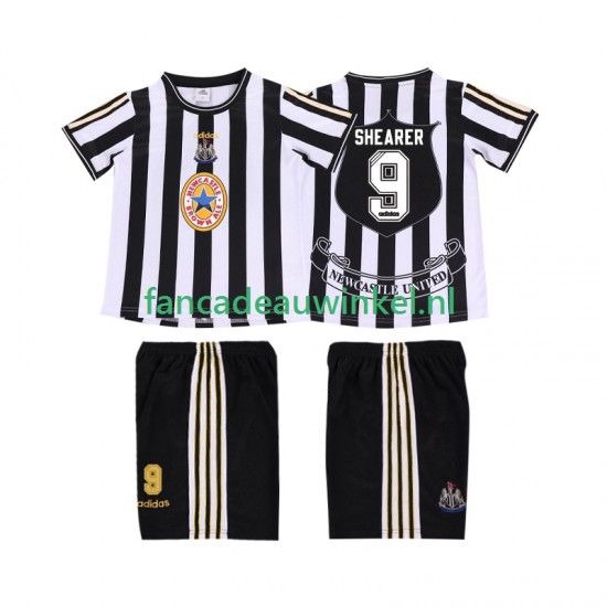 Newcastle United Wedstrijdshirt met Korting SHEARER 9 1997 Retro Thuis Kind 1999 Korte Mouw