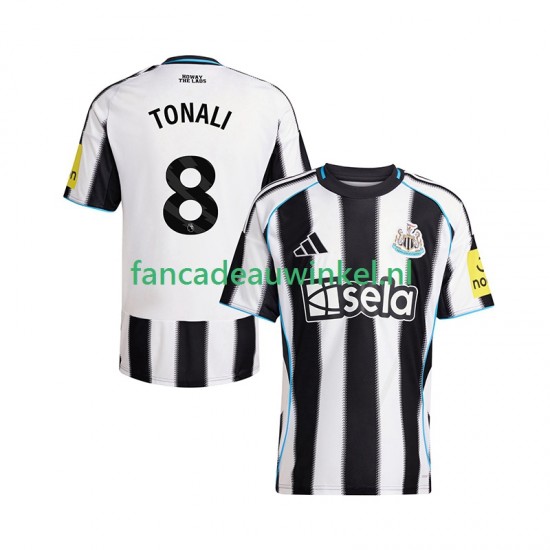 Newcastle United Wedstrijdshirt met Korting Sandro Tonali 8 Thuis Heren 2025-26 Korte Mouw