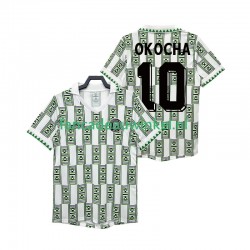 Nigeria Wedstrijdshirt met Korting OKOCHA 10 Retro Uit Heren 1994 Korte Mouw