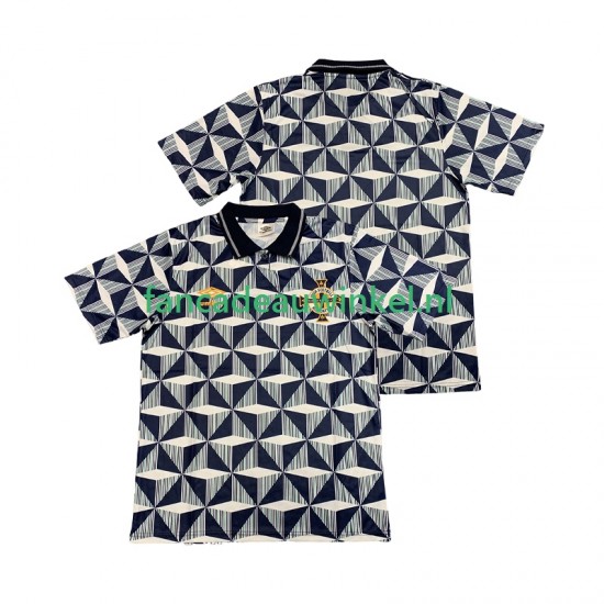 Noord-Ierlan Wedstrijdshirt met Korting 1990 1993 Retro Uit Heren Korte Mouw