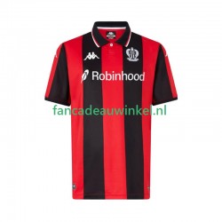 OGC Nice Wedstrijdshirt met Korting Thuis Heren 2025-26 Korte Mouw