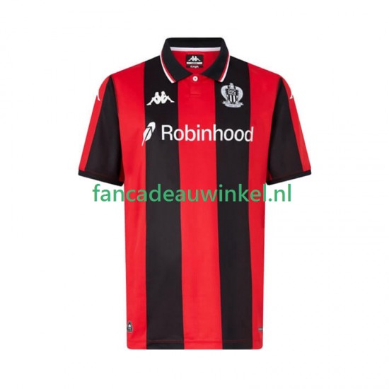 OGC Nice Wedstrijdshirt met Korting Thuis Heren 2025-26 Korte Mouw
