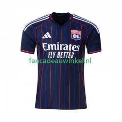 Olympique Lyonnais Wedstrijdshirt met Korting Uit Heren 2025-26 Korte Mouw