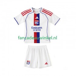 Olympique Lyonnais Wedstrijdshirt met Korting Thuis Kind 2025-26 Korte Mouw