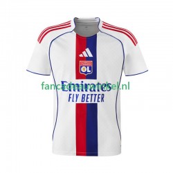 Olympique Lyonnais Wedstrijdshirt met Korting Thuis Heren 2025-26 Korte Mouw